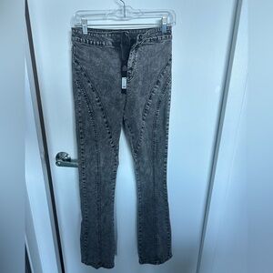 Fashion Nova Black Straight Leg Jeans